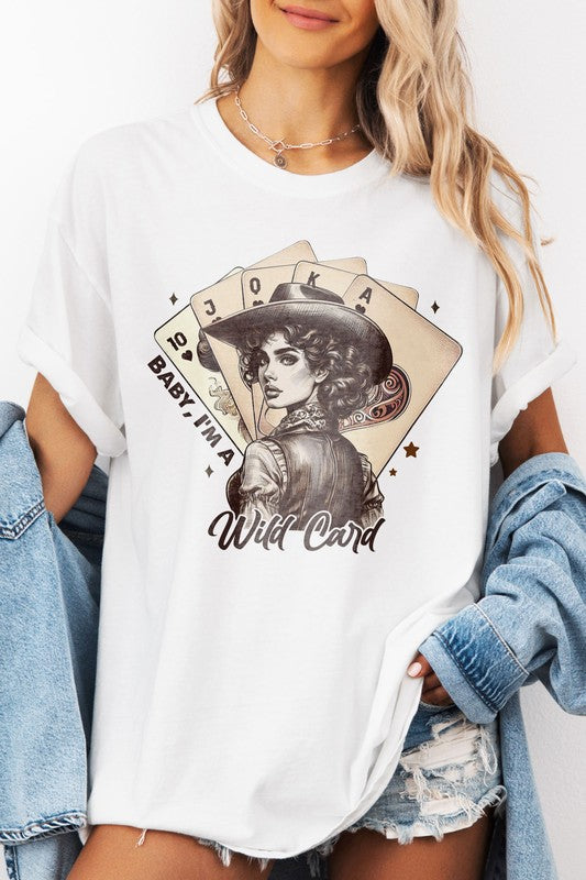 Retro Western Cowgirl Garment Dye Tee