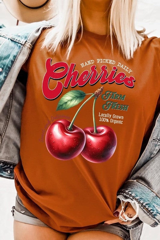 Farm Fresh Cherries Graphic Tee