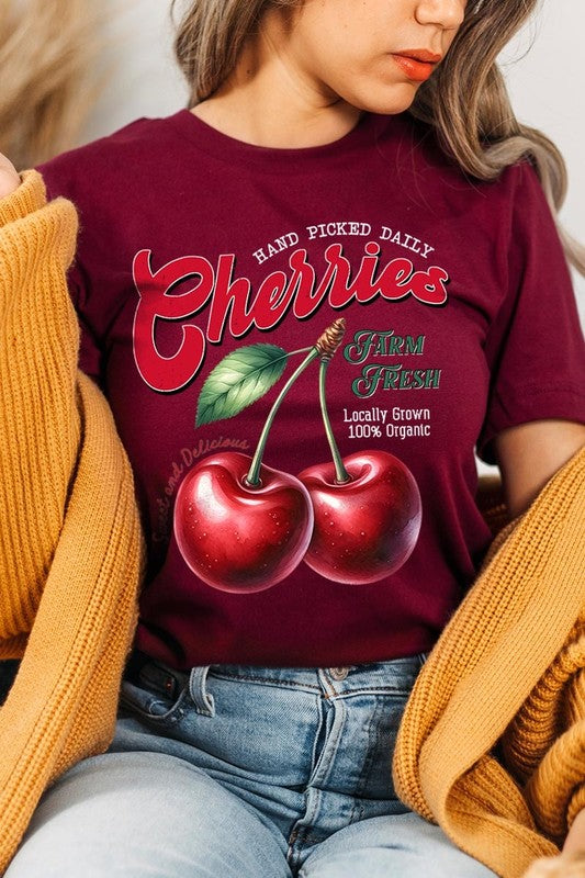 Farm Fresh Cherries Graphic Tee